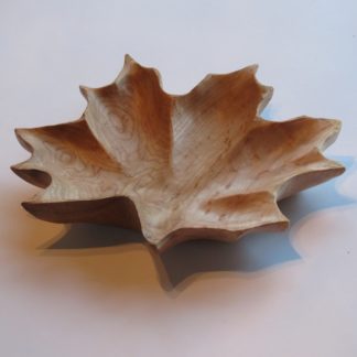 Maple Leaf Bowl ( Birds Eye Maple)