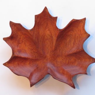 Maple Leaf Bowl ( Satine Wood) - Top