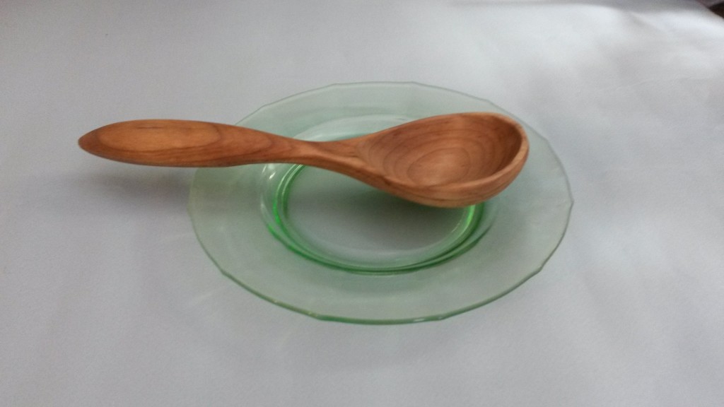 Handcrafted Wooden Deep Scooping Spoon