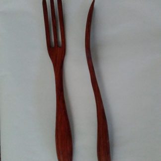 Hand Carved Wooden Pasta Fork for Sale